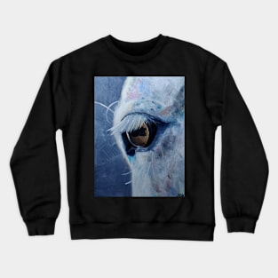 Equine Perspective - Oil Painting Crewneck Sweatshirt